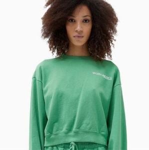 Sporty and Rich Cropped Sweater